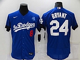 Dodgers 8 & 24 Kobe Bryant Royal 2021 City Connect Flexbase Jersey,baseball caps,new era cap wholesale,wholesale hats